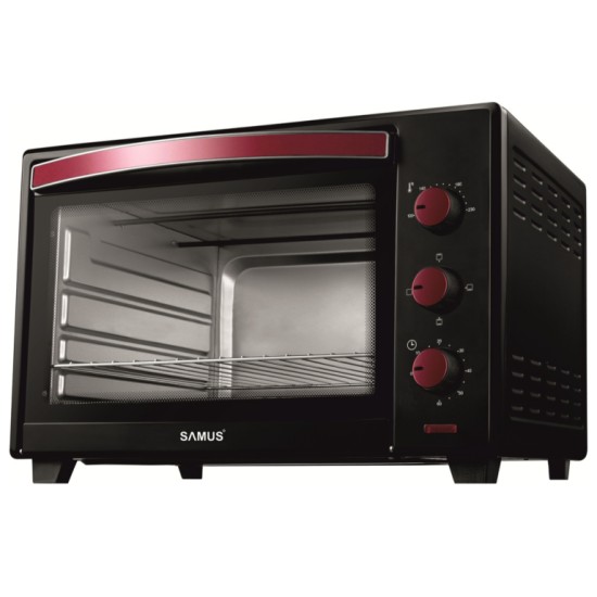 Cuptor electric Samus CS45B2 45 l, 2000 W, Selector programe, Negru