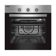 Cuptor electric incorporabil Samus SC616GTXV, 2200 W, 56 litri, Convecție, Iluminare interioară, 5 funcţii de gătire, Inox