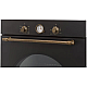 Cuptor incorporabil rustic Fram FBO-S607GCAR-RBK, 60 l, 7 functii, Grill, Display analog, Antracit