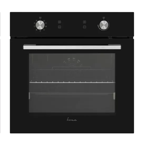 Cuptor incorporabil Fram FBO-V6510GCDRC-GBK, Electric, 69 l, Autocuratare catalitica, Clasa A, Timer digital, Display touch+Butoane, Grill, Iluminare, Blocare display, Sticla neagra