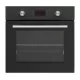 Cuptor incorporabil Fram FBO-V6510GCDRC-GZG, Electric, 69 l, Autocuratare catalitica, Clasa A, Timer digital, Display touch+Butoane, Grill, Iluminare, Blocare display, Sticla gri zara