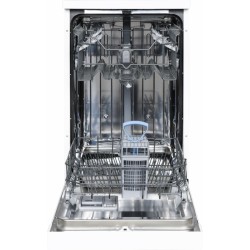 Masina de spalat vase Heinner HDW-FS4552WE++, 10 Seturi, 5 programe, Clasa E, Program Rapid 30’, 45 cm, Alb
