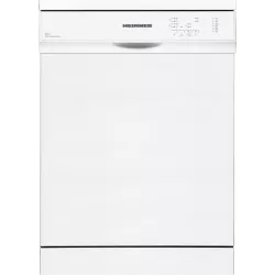 Masina de spalat vase Heinner HDW-FS6062WE++, 12 Seturi, 6 programe, Clasa E, Program Rapid 30’, 60 cm