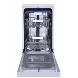 Masina de spalat vase Heinner HDW-FSM45710AWD+++, 10 seturi, 7 programe, Auto-Door opening, Control electronic, Display LED, Aquastop, Clasa D, 45 cm, Alb