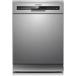 Masina de spalat vase Heinner HDW-FSM60714AXD+++, 14 seturi, 7 programe, Auto-Door opening, Display LED, Aquastop, Clasa D, Inox