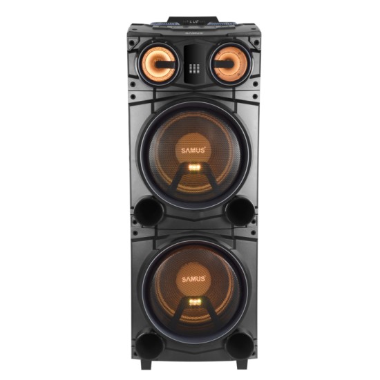 Boxa portabilă Samus, Fiesta 12, 100W RMS, Bluetooth, FM Radio, 400x401x1112mm, negru