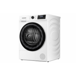 Uscator de rufe Heinner HHPD-H90FRA++, Pompa de caldura, 9 kg, 15 programe, Clasa A++, Display LED, Power AirFlow, Alb