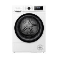 Uscator de rufe Heinner HHPD-H90FRA++, Pompa de caldura, 9 kg, 15 programe, Clasa A++, Display LED, Power AirFlow, Alb
