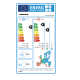 Aparat de aer conditionat Heinner Crystal HAC-CR12KITWIFI, 12000 BTU, Kit instalare inclus, control WIFI Clasa energetica Racire A++/ Incalzire A+, Follow Me, Turbo, Autocuratare, Alb