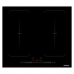 Plita incorporabila Heinner HBHI-M4ZB2FXTC, Inductie, 4 zone de gatit, Bridge, Boost, Control touch, Timer, Protectie copii, Indicator caldura reziduala, 60 cm, Negru