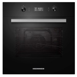 Cuptor incorporabil Heinner HBO-M709GCDRC-GBK, Electric, 70 l, Autocuratare catalitica, Timer digital, Display touch + butoane, Grill, Iluminare, Blocare display, Butoane retractabile, Clasa A, Sticla neagra