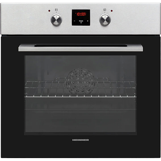 Cuptor incorporabil Heinner HBO-V659GCDRC-IX, 69 l, 9 functii, Multifunctional, Grill, Ventilatie, Timer, Display touch, Perete catalitic, Butoane pop-up, Clasa A, Inox