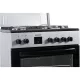 Aragar mixt Heinner HFSC-S66FDC-BIX, digital, 4 arzatoare, cuptor electric, aprindere electrica plita, timer, grill, ventilatie, 60x60, inox