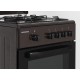 Aragaz Heinner HFSC-SME50BRW, Gaz, 4 arzatoare, Dispozitiv siguranta plita si cuptor, 50 cm, Maro