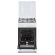 Aragaz Heinner HFSC-SME50WH, Gaz, 4 arzatoare, Dispozitiv siguranta plita si cuptor, 50 cm, Alb