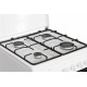 Aragaz Heinner HFSC-SME50WH, Gaz, 4 arzatoare, Dispozitiv siguranta plita si cuptor, 50 cm, Alb