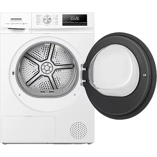 Uscator de rufe cu pompa de caldura HEINNER HHPD-HMY80IVFC+++, 8 KG, Clasa C, MOTOR INVERTER, Alb