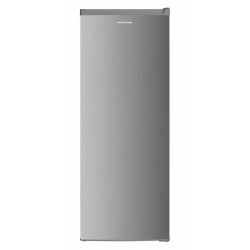 Congelator Heinner HFF-HM168SE++, 168 l, Control mecanic, 5 sertare, H 142.6 cm, Clasa E, Argintiu