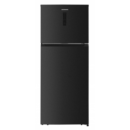 Frigider Heinner HF-HM415NFDXE++, Full No Frost, clasa energetica  E, display Touch, lumina LED , culoare Inox Antracit