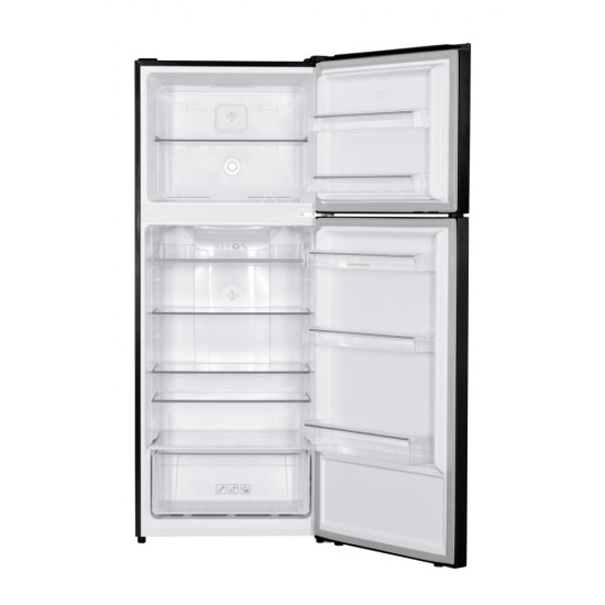 Frigider Heinner HF-HM415NFDXE++, Full No Frost, clasa energetica  E, display Touch, lumina LED , culoare Inox Antracit