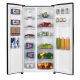Side by side Fram FSBS-HM440NFBKWDE++, 439 l, No Frost, Clasa E, Compresor Inverter, Display, Dozator de apa, Functie smart, H 176.5 cm, Negru