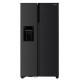 Side by side Heinner HSBS-HM513NFIMDXE++, 513 l, No Frost, Dozator de gheata, Display LED, Clasa E, Compresor Inverter, Smart, Alarma usa deschisa, H 177 cm, Inox