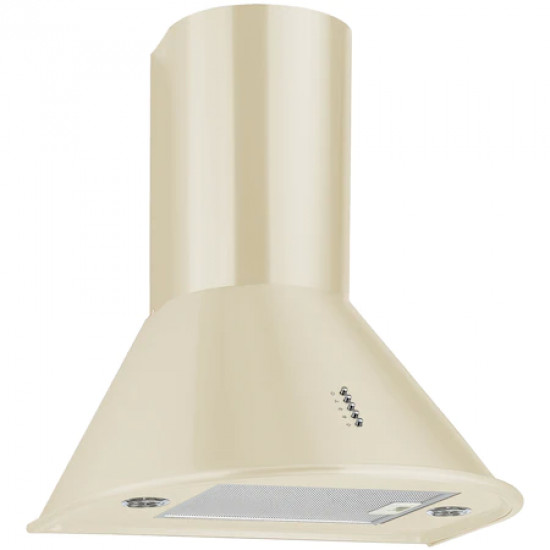 Hota incorporabila decorativa Fram FDH-660RBG, Putere de absorbtie 589 m3/h, 1 Motor, Lumina LED, 3 Trepte de putere, Clasa B, 60 cm, Bej