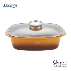 Tava cuptor Cooking by Heinner - Origini Chef Nicolai Tand, aluminiu turnat, invelis ceramic, 39 x 22.5 x 11 cm, 5.3 L
