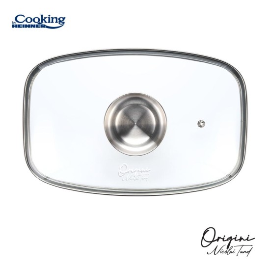 Tava cuptor Cooking by Heinner - Origini Chef Nicolai Tand, aluminiu turnat, invelis ceramic, 39 x 22.5 x 11 cm, 5.3 L