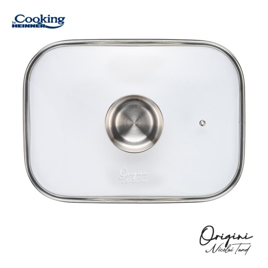 Tava cuptor Cooking by Heinner - Origini Chef Nicolai Tand, aluminiu turnat, invelis ceramic, 39 x 26 x 8.5 cm, 6 L