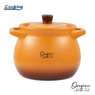 Oala ceramica cu capac Cooking by Heinner - Origini Chef Nicolai Tand, 14.5 x 16 cm, 3 L 