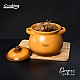 Oala ceramica cu capac Cooking by Heinner - Origini Chef Nicolai Tand, 14.5 x 16 cm, 3 L 