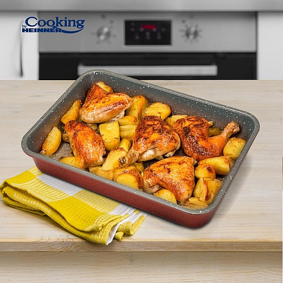 Tava cuptor Cooking by Heinner Anca, acoperire ceramica, 35 x 26 x 7 cm