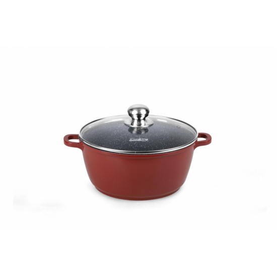 Cratita cu capac Cooking by Heinner Calabria, aluminiu, 22X9.5cm, 3L