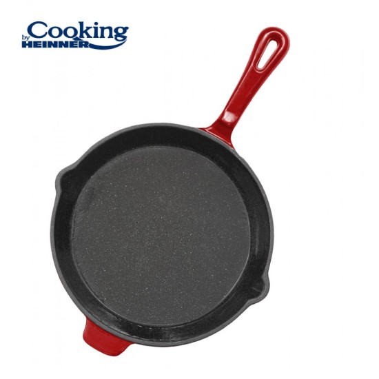 Tigaie Cooking by Heinner Red Line, fonta emailata, 26 x 5 cm