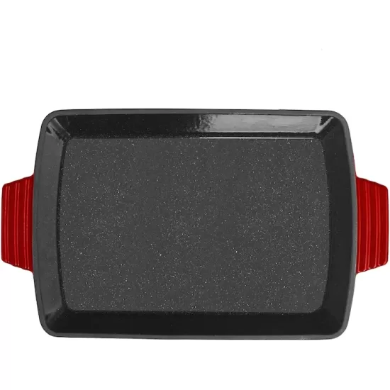 Tava Cooking by Heinner Red Line, fonta emailata, 33 x 23 x 7 cm