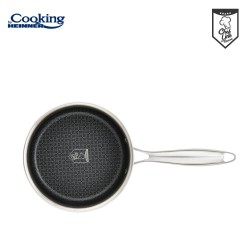Cratita cu capac sticla Cooking by Heinner Titanium, 3 straturi, inox, inductie, 16 x 8.5 cm, 1.6 L