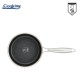 Cratita cu capac sticla Cooking by Heinner Titanium, 3 straturi, inox, inductie, 16 x 8.5 cm, 1.6 L