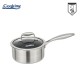 Cratita cu capac sticla Cooking by Heinner Titanium, 3 straturi, inox, inductie, 16 x 8.5 cm, 1.6 L