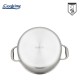 Oala cu capac sticla Cooking by Heinner Titanium, 3 straturi, inox, inductie, 20 x 10 cm, 2.8 L