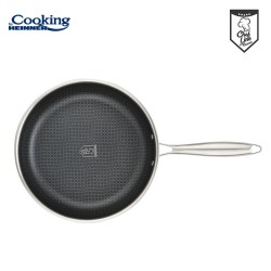 Tigaie Cooking by Heinner Titanium, 3 straturi, inox, inductie, 28 x 5.5 cm