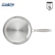 Tigaie Cooking by Heinner Titanium, 3 straturi, inox, inductie, 28 x 5.5 cm