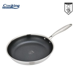 Tigaie Cooking by Heinner Titanium, 3 straturi, inox, inductie, 28 x 5.5 cm