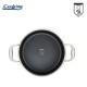 Oala cu capac sticla Cooking by Heinner Titanium, 3 straturi, inox, inductie, 24 x 12 cm, 5 L