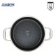 Oala cu capac sticla Cooking by Heinner Titanium, 3 straturi, inox, inductie, 28 x 13 cm, 7 L