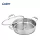 Cratita inox + capac sticla 26x7 cm, 3.5l, Atomic3, Cooking by Heinner