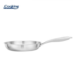 Tigaie Inox 3 straturi 24x4 cm, Atomic3, Cooking by Heinner