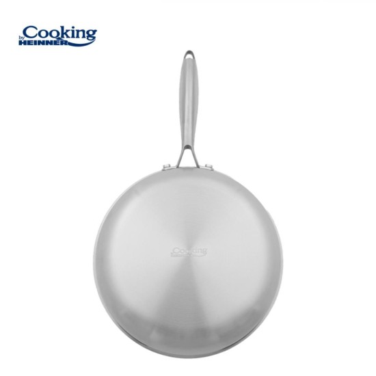 Tigaie Inox 3 straturi 24x4 cm, Atomic3, Cooking by Heinner