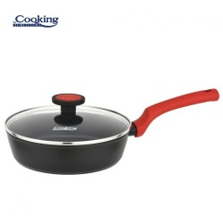 Tigaie cu capac Cooking by Heinner Redmoon, aluminiu forjat, inductie, 28 x 7 cm
