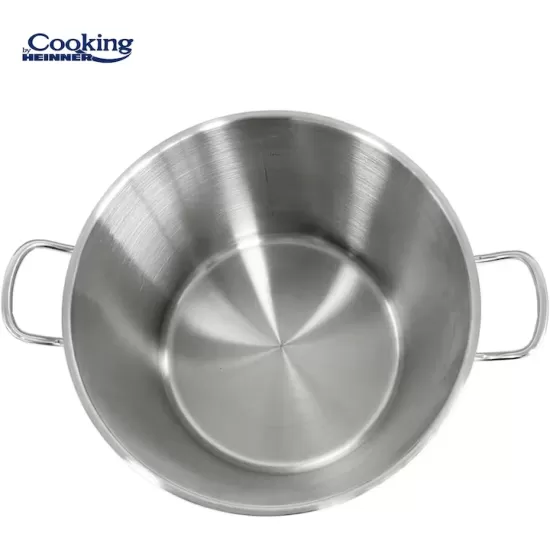 Oala cu capac Cooking by Heinner Maestro, inox, 26x21cm, 11L